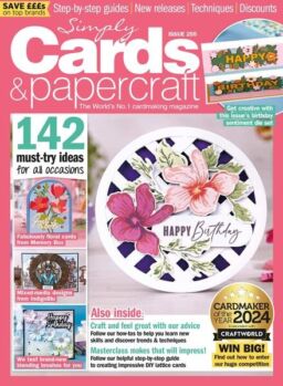 Simply Cards & Papercraft – Issue 255 – March 2024