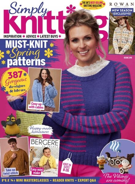 Simply Knitting – April 2024 Cover