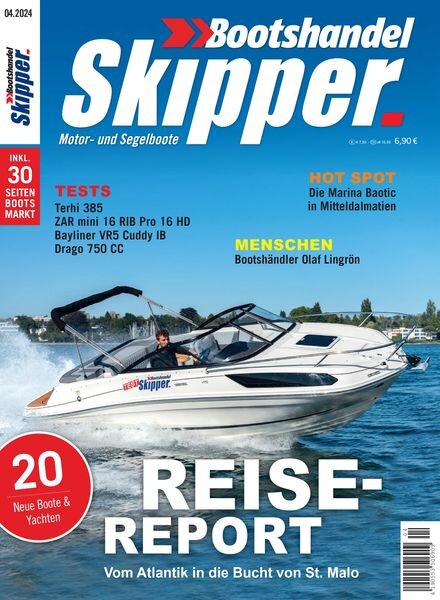 Skipper Bootshandel – April 2024 Cover