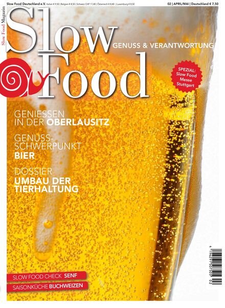 Slow Food Magazin – April-Mai 2024 Cover