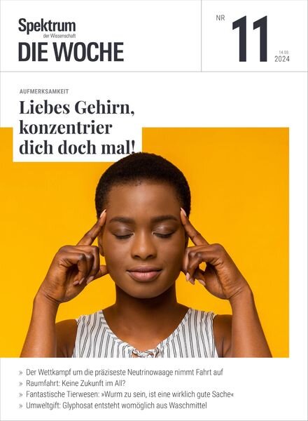 Spektrum Die Woche – 15 Marz 2024 Cover
