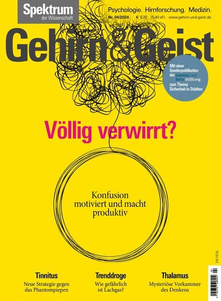 Spektrum Gehirn&Geist – April 2024 Cover