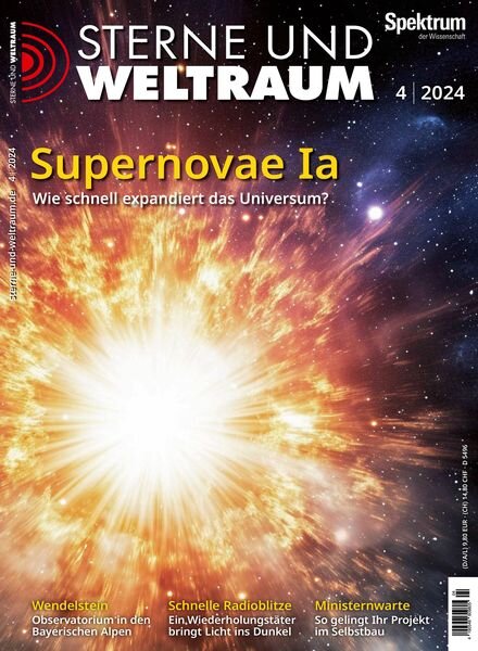 Spektrum Sterne und Weltraum – April 2024 Cover