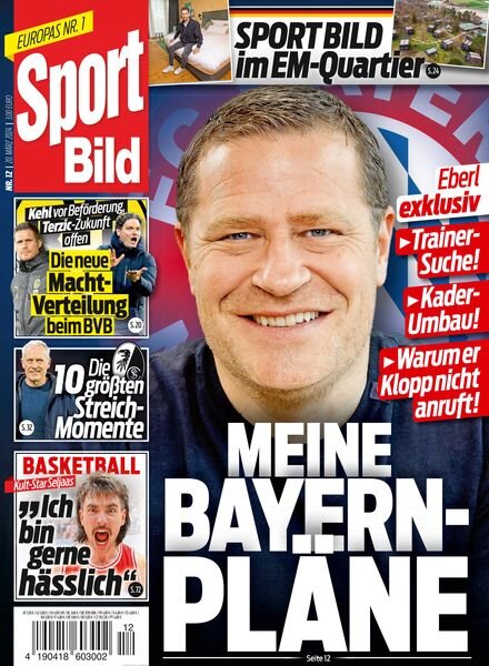 Sport Bild – 20 Marz 2024 Cover