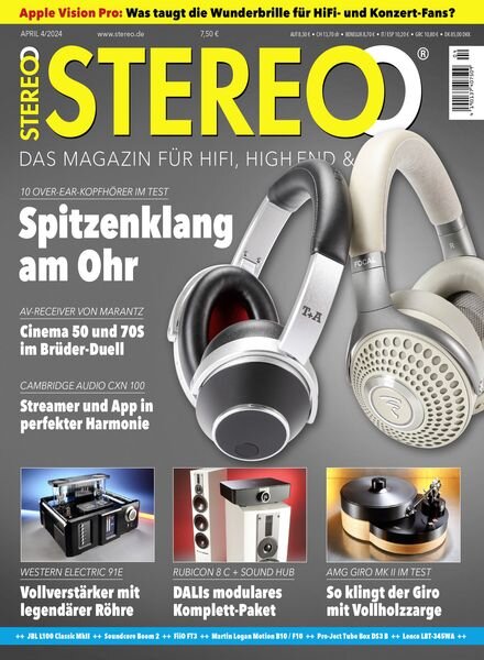Stereo – April 2024 Cover
