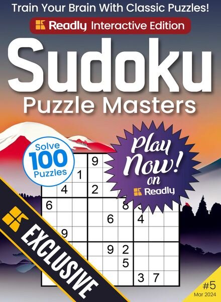 Sudoku Puzzle Masters – March 2024 Cover