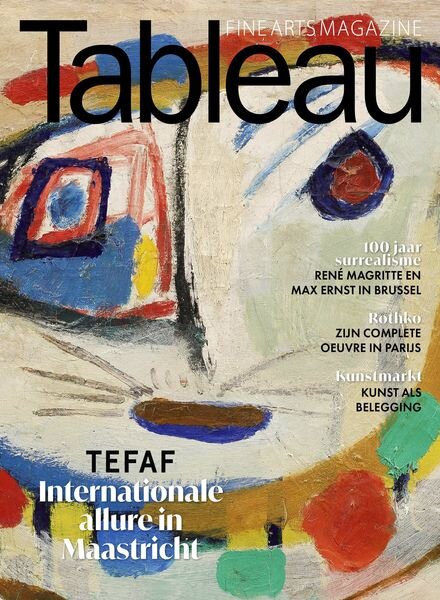 Tableau Fine Arts Magazine – Spring 2024 Cover