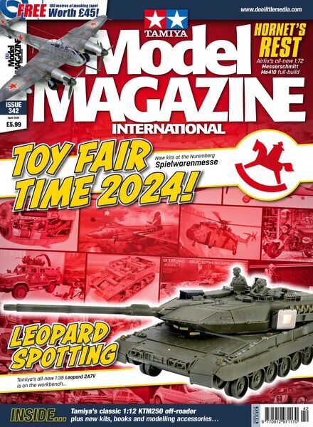 Tamiya Model Magazine – Issue 342 – April 2024 Cover