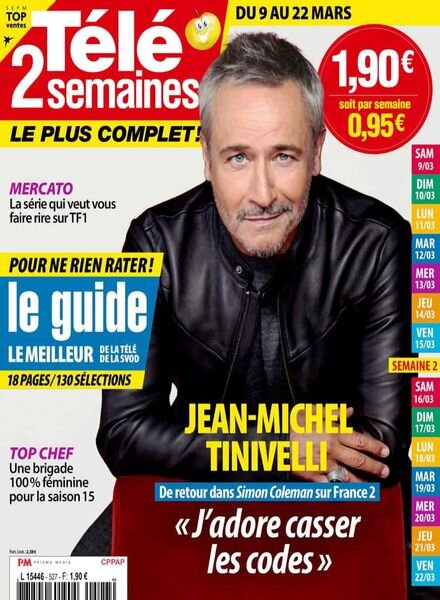 Tele 2 Semaines – 9 Mars 2024 Cover