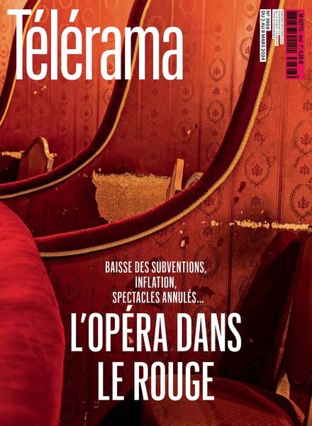 Telerama Magazine – 28 Fevrier 2024 Cover