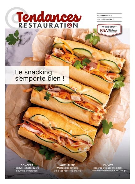 Tendances Restauration – Mars 2024 Cover
