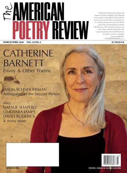 The American Poetry Review – March-April 2024 Cover