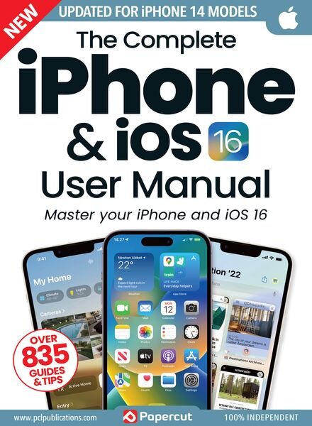 The Complete iPhone & iOS 16 User Manual – March 2024 Cover