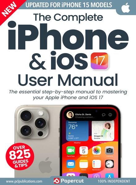 The Complete iPhone & iOS 17 User Manual – March 2024 Cover