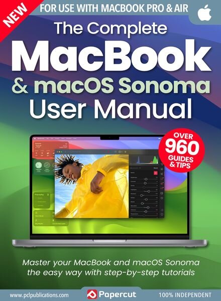 The Complete MacBook & macOS Sonoma User Manual – March 2024 Cover