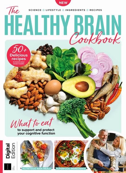 The Healthy Brain Cookbook – 1st Edition – March 2024 Cover