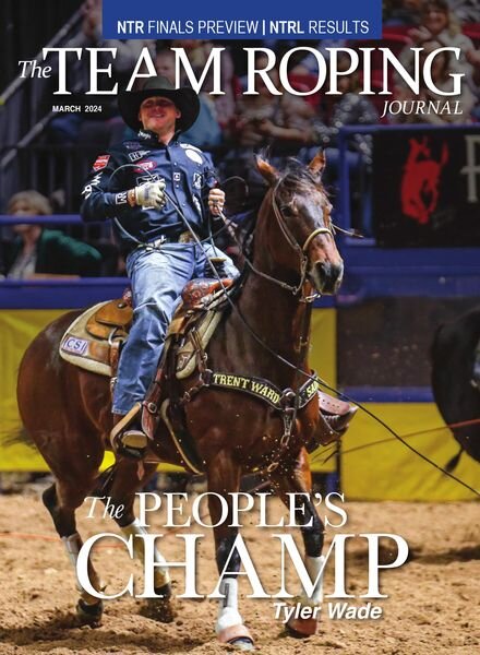 The Team Roping Journal – March 2024 Cover