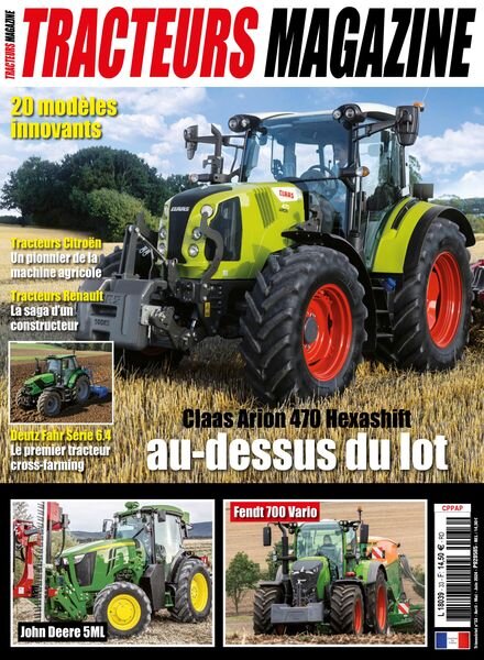 Tracteurs Magazine – Avril-Mai-Juin 2024 Cover