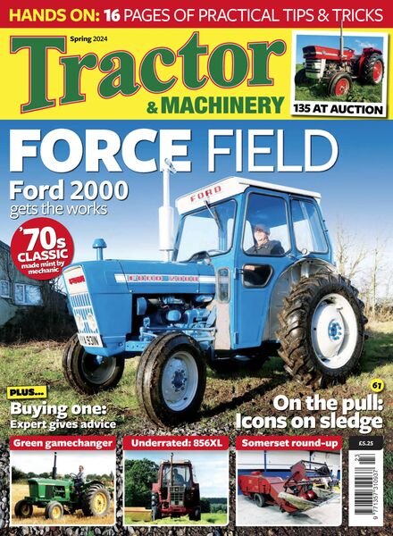 Tractor & Machinery – Spring 2024 Cover