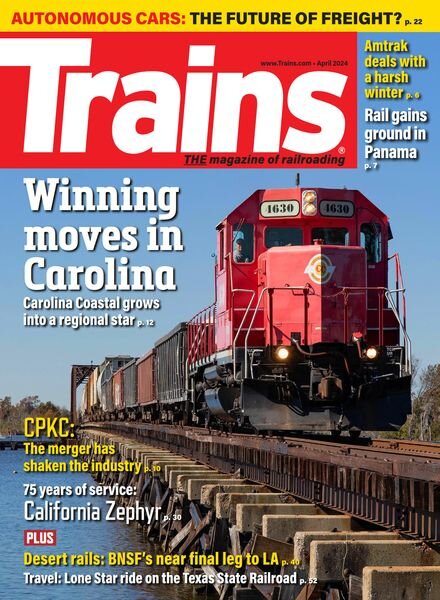 Trains – April 2024 Cover