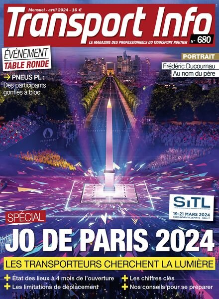 Transport Info – Avril 2024 Cover