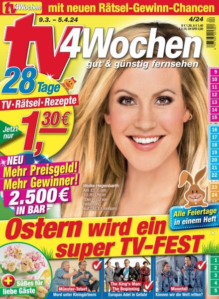 TV 4 Wochen – Nr 4 2024 Cover