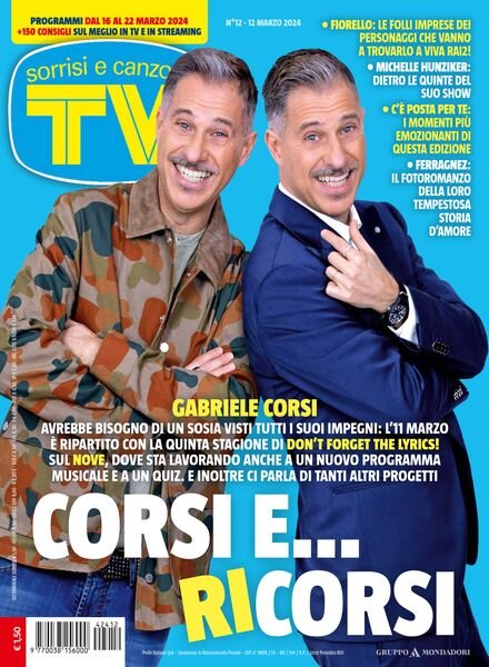 TV Sorrisi e Canzoni – 12 Marzo 2024 Cover