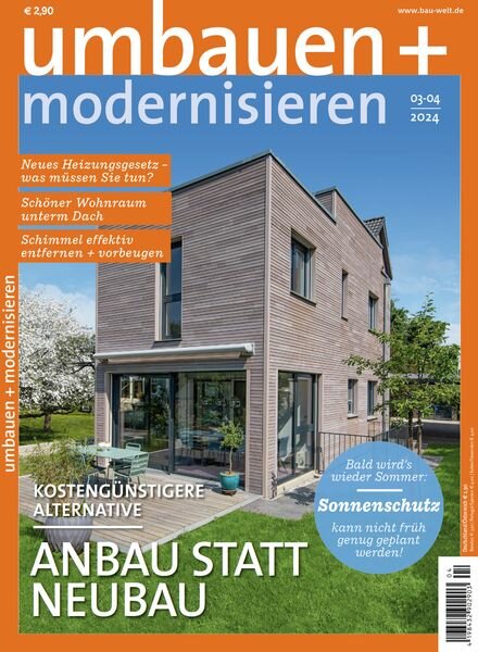 Umbauen + Modernisieren – Marz-April 2024 Cover