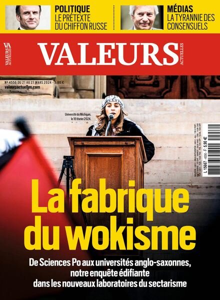 Valeurs Actuelles – 21 Mars 2024 Cover