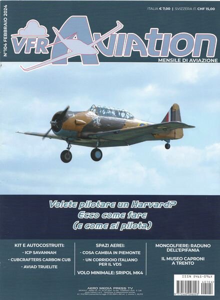 VFR Aviation – Febbraio 2024 Cover
