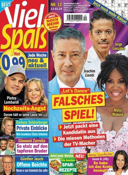Viel Spass – 13 Marz 2024 Cover