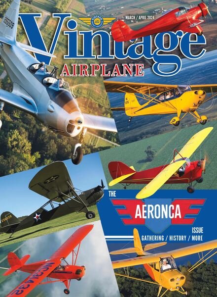 Vintage Airplane – March-April 2024 Cover