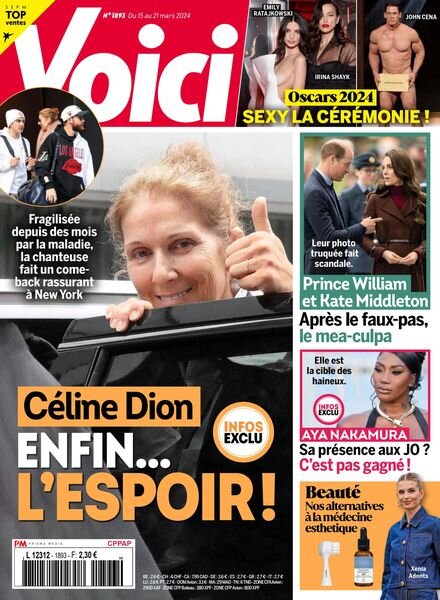 Voici – 15 Mars 2024 Cover