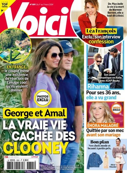 Voici – 1er Mars 2024 Cover