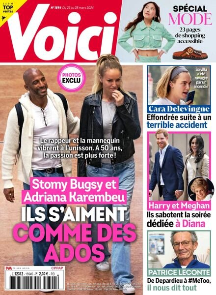 Voici – 22 Mars 2024 Cover