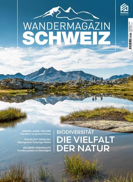 Wandermagazin Schweiz – Marz-April 2024 Cover
