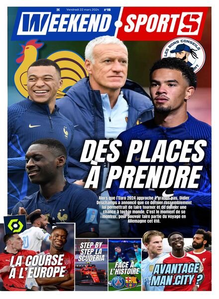 Week-end Sports – 22 Mars 2024 Cover