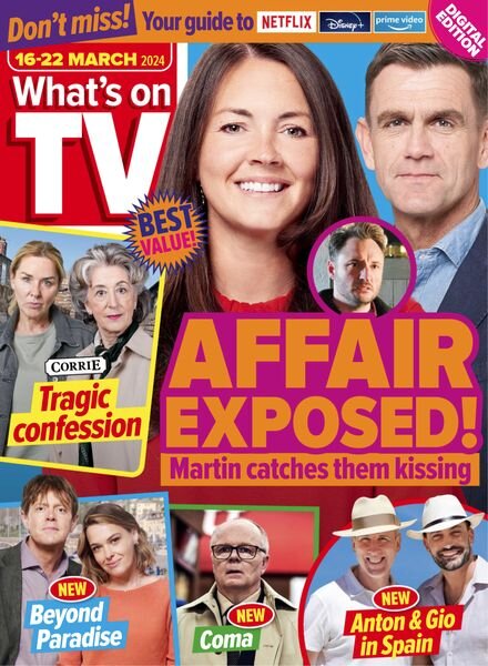 What’s on TV – 16 March 2024 Cover