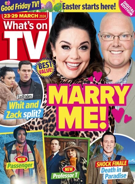 What’s on TV – 23 March 2024 Cover