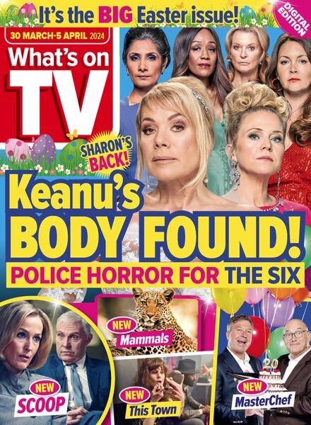 What’s on TV – 30 March 2024 Cover