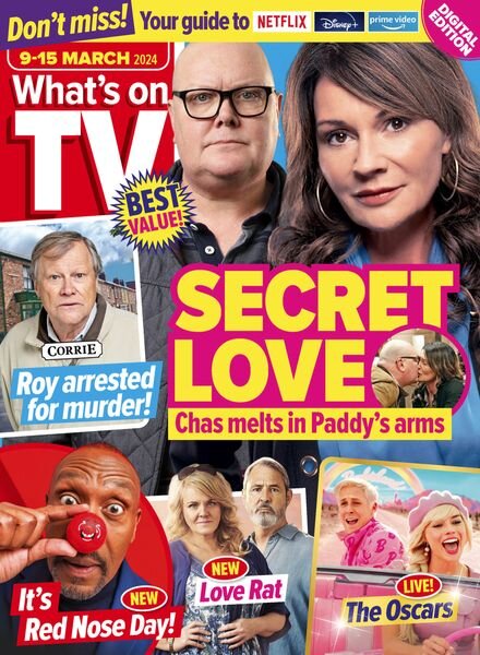 What’s on TV – 9 March 2024 Cover