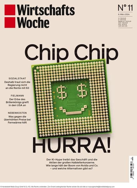 WirtschaftsWoche – 08 Marz 2024 Cover