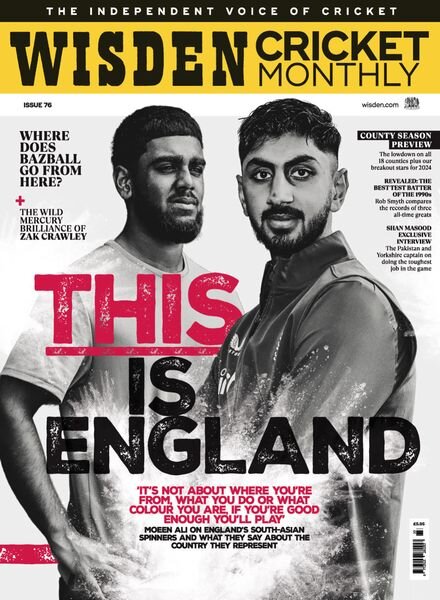 Wisden Cricket Monthly – Issue 76 – 23 March 2024 Cover