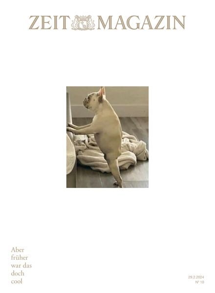 Zeit Magazin – 29 Februar 2024 Cover