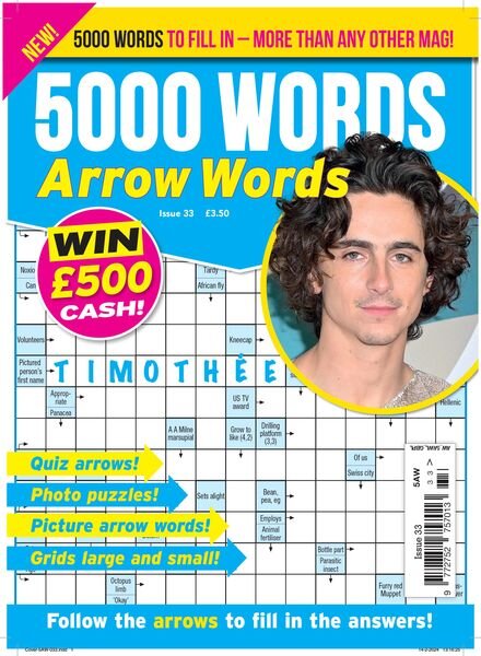 5000 Words Arrow words – April 2024 Cover