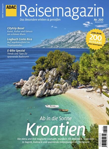 ADAC Reisemagazin – Mai-Juni 2024 Cover