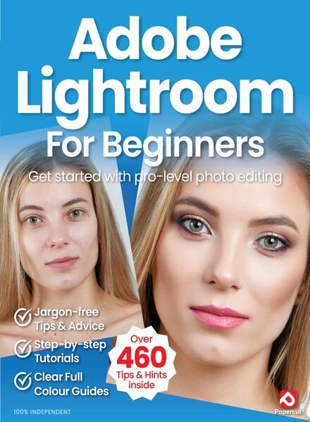 Adobe Lightroom For Beginners – April 2024 Cover