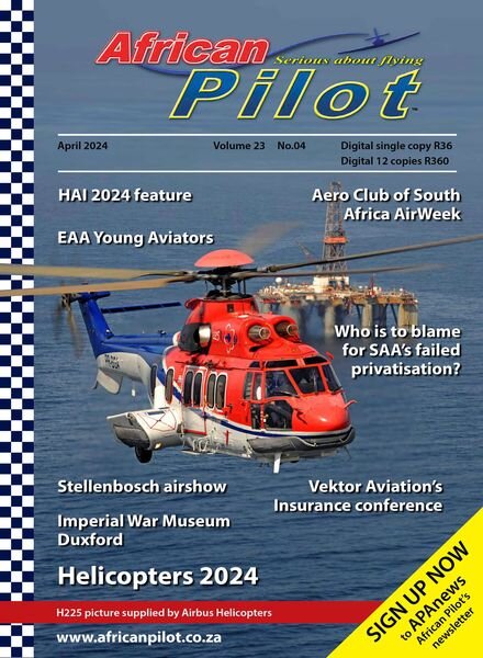 African Pilot Magazine – April 2024 Cover