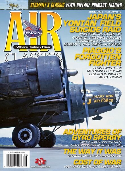 Air Classics Where History Flies! – June 2024 Cover
