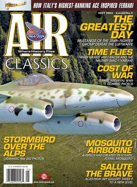 Air Classics Where History Flies! – May 2024 Cover